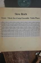 Steve Reich - Octet Vinyl LP, Cd's en Dvd's, Ophalen of Verzenden, Modernisme tot heden, Gebruikt, Kamermuziek