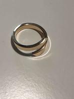 Gouden Ring - Maat 18, 18 tot 19, Ophalen of Verzenden, Zo goed als nieuw, Dame