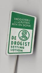 Drogist Beek en Donk vd Putten speldje, Verzamelen, Speldjes, Pins en Buttons, Gebruikt, Niet vindbaar, Niet vindbaar, Speldje of Pin