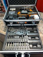 WORX WX100  Schroef/Boormachine-set met koffer & acc., Nieuw, Ophalen of Verzenden, Boor- en Schroefmachine, Herikerbergweg 336, 1101 CT Amsterdam-Zuidoost