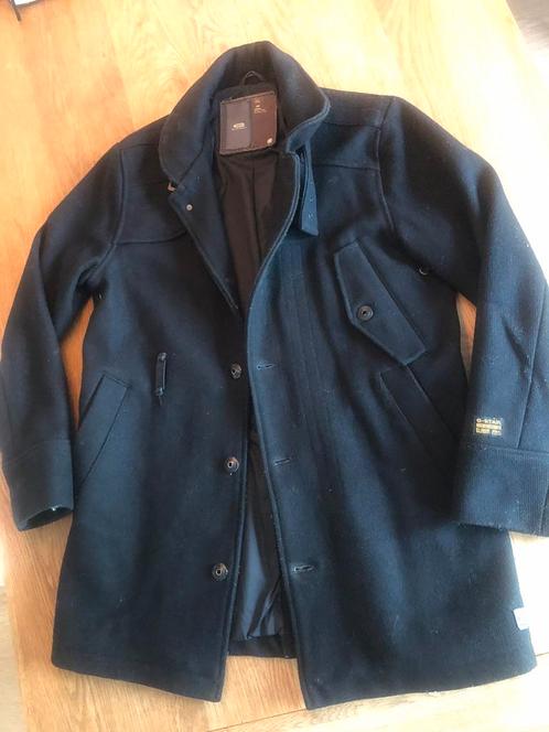 G-Star heren jas zwart m/l wol prima staat, Kleding | Heren, Jassen | Winter, Gedragen, Maat 48/50 (M), Zwart, Ophalen of Verzenden