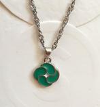 Tiffany turquoise kettinghanger bloem, Nieuw, Ophalen of Verzenden, Bloem of Plant, Groen