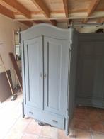Antieke Brocante Kast in de Krijtverf met Lade en Planken, Ophalen