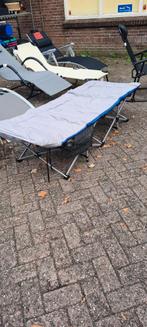 Aangeboden Nieuw Opvouwbaar Campingbed met Kussen, Tuin en Terras, Ligbedden, Ophalen, Nieuw