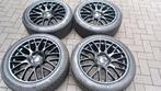 Winterbanden mercedes gla audi q3 235 45  19  alu velgen, Gebruikt, Banden en Velgen, Winterbanden, 235 mm