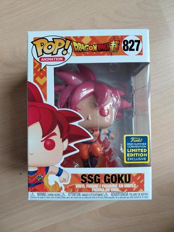 Funko Pop! Dragon Ball Super - SSG Goku #827 beschikbaar voor biedingen