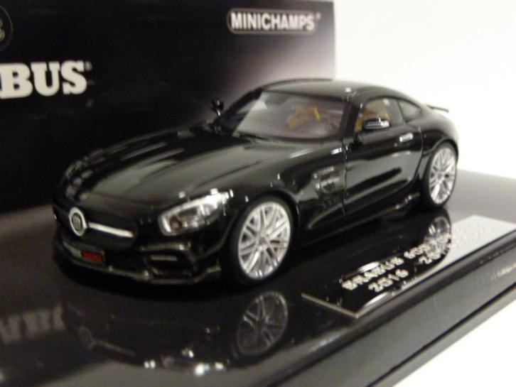 Minichamps Brabus 600 Mercedes AMG GT S 2015 1:43 437032520, Hobby en Vrije tijd, Modelauto's | 1:43, Zo goed als nieuw, Auto