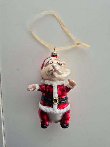 AH Hamster kerst hanger glas  beschikbaar voor biedingen