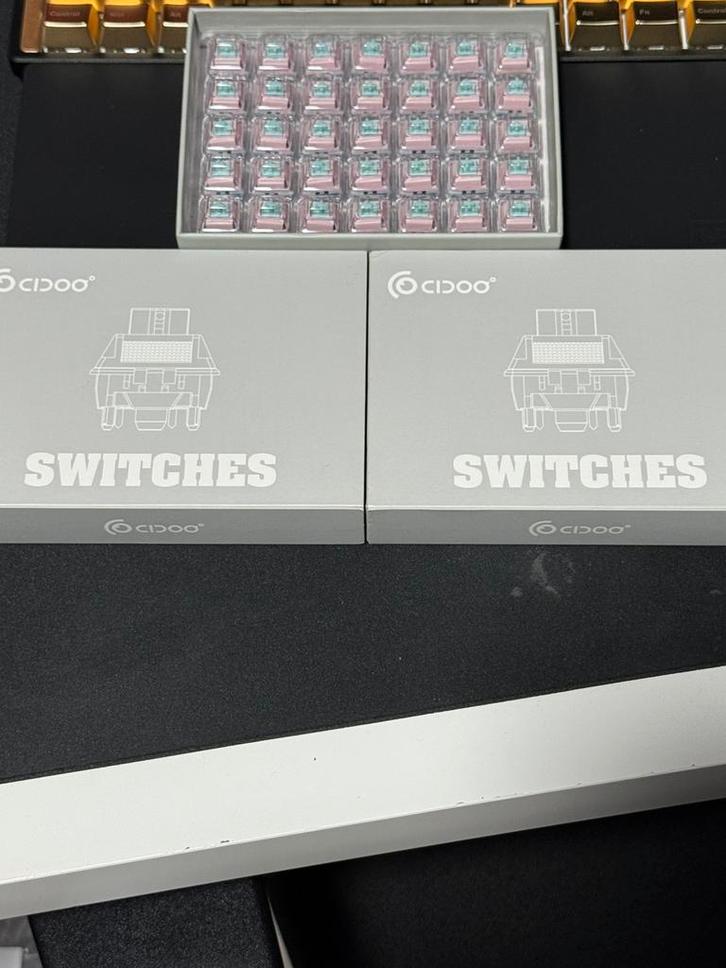 Cidoo Mechanische Switches – Custom Keyboard Switches, Computers en Software, Toetsenborden, Nieuw, Qwerty, Gaming toetsenbord