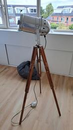 Industrieele lamp, Ophalen, Zo goed als nieuw, Hout