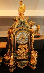 Paarden Boulle klok Frankrijk anno 1860, Antiek en Kunst, Antiek | Klokken, Verzenden