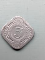 5 cent munt 1940, Postzegels en Munten, Munten | Nederland, Ophalen of Verzenden, 5 cent