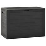 Opbergbox tuinkist tuinbox 78x44x55 cm zwart GRATIS BEZORGD!, Tuin en Terras, Tuinmeubel-accessoires, Verzenden, Nieuw