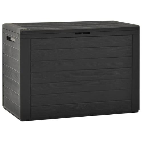 Opbergbox tuinkist tuinbox 78x44x55 cm zwart GRATIS BEZORGD!, Tuin en Terras, Tuinmeubel-accessoires, Nieuw, Verzenden