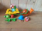 Aardbeienmeisje Slakkenwagen Vintage Set, Ophalen of Verzenden, Gebruikt, Meisje