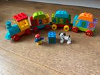 Duplo trein getallen, Kinderen en Baby's, Speelgoed | Duplo en Lego, Ophalen of Verzenden, Zo goed als nieuw, Duplo