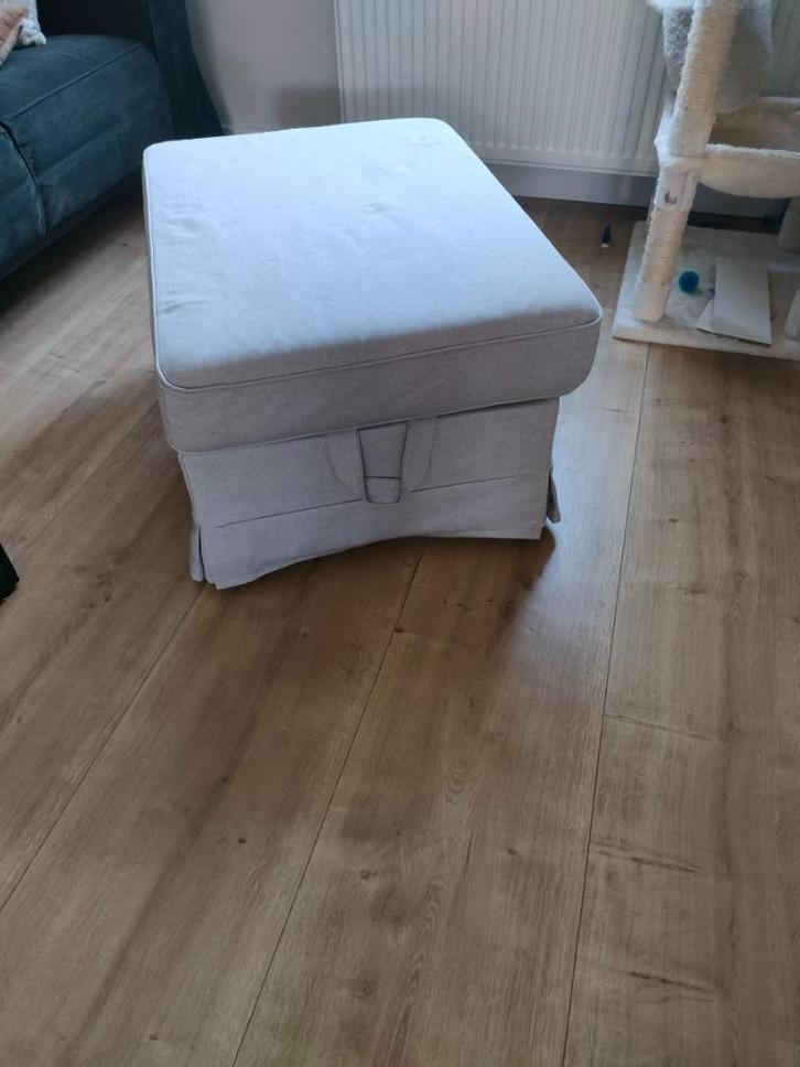 Voetenbank/hocker, Huis en Inrichting, Banken | Voetenbanken en Poefen, Gebruikt, 50 tot 75 cm, 75 tot 100 cm, Rechthoekig, Ophalen