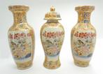 Set 3 Oude Chineze Vazen Handgeschilderd, Antiek en Kunst, Antiek | Vazen, Verzenden