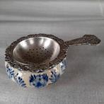 Theezeefje met Delfts Blauw lekbakje Insulinde Groningen, Ophalen