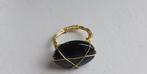 Ring van Hematiet Steen, maat  10 ., Overige materialen, Zwart, Nieuw, Ophalen of Verzenden
