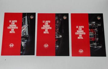 Alfa Romeo P2 , 8C , Dallara folder reclame brochure uniek beschikbaar voor biedingen