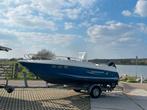 Quicksilver Commander 500 60pk Mercury console boot, Watersport en Boten, Vis- en Consoleboten, Ophalen, Gebruikt, 3 tot 6 meter