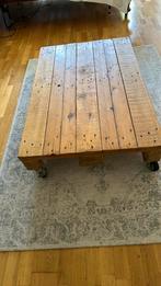 Pallet salontafel, Huis en Inrichting, Tafels | Salontafels, Ophalen, 100 tot 150 cm, 50 tot 100 cm, Zo goed als nieuw