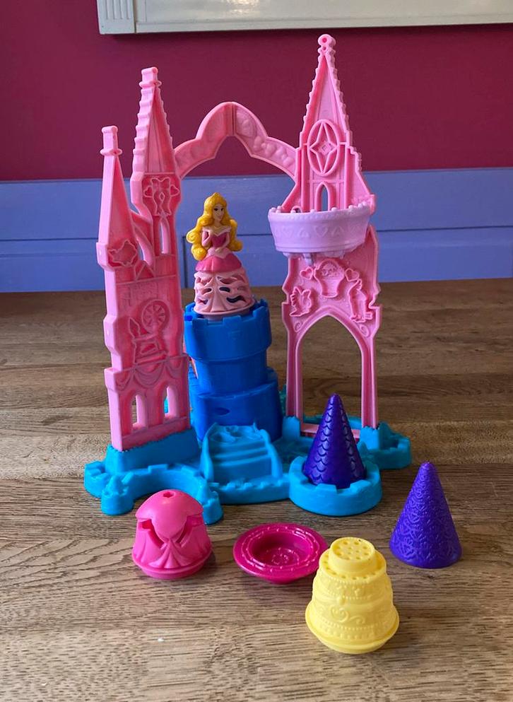 Playdoh speelset kasteel prinses, Kinderen en Baby's, Speelgoed | Educatief en Creatief, Zo goed als nieuw, Ophalen