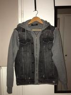 Enos spijkerjas/ vest met stoffen mouwen, Kinderen en Baby's, Kinderkleding | Maat 176, Enos, Trui of Vest, Ophalen of Verzenden