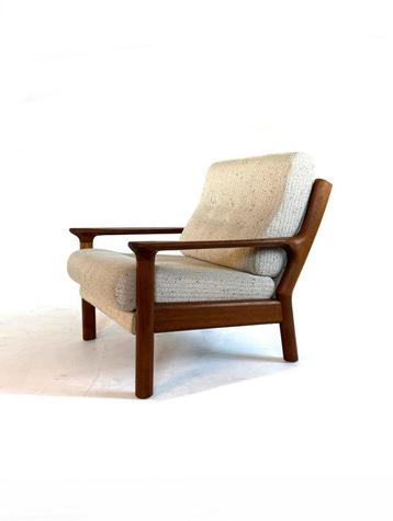 Vintage Deensefauteuil, Juul Kristensen, Glostrup ‘70 beschikbaar voor biedingen