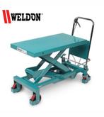 Heftafel plateauwagen, Ophalen