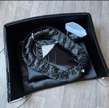 Velvet box aankleding en babynestje zwart beschikbaar voor biedingen