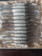 12 Verzilverde gebaksvorkjes., Antiek en Kunst, Ophalen of Verzenden, Zilver