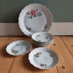 Lucky Vintage Chodziez gebaksstel met rozenmotief, Antiek en Kunst, Ophalen of Verzenden