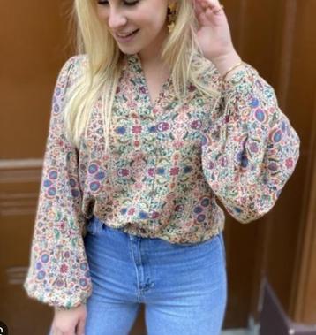 By-Bar mooie floral blouse Rikki viscose mt S beschikbaar voor biedingen