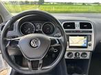 Volkswagen Polo 1.0 BlueMotion NAP 5Drs Airco, Nw APK, Navi, Auto's, Voorwielaandrijving, Gebruikt, 95 pk, Wit