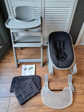 Kidsmill Up! kinderstoel: SOLID GREY: Complete set  beschikbaar voor biedingen