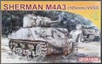 Dragon 7274 WWII U.S. Sherman M4A3 Tank (105mm) VVSS 1:72, Nieuw, Overige merken, Ophalen of Verzenden, 1:50 of kleiner