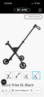 Micro Trike XL, Gebruikt, Verstelbare duwstang, Ophalen, Kinderwagen