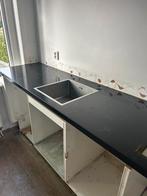 Aanrechtblad composiet graniet look 192x 63,5, Huis en Inrichting, Keuken | Keukenelementen, Ophalen, Zo goed als nieuw, 50 tot 75 cm