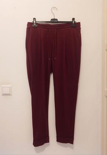 Dames C&A pantalon tapered fit broek maat 42 bordeaux rood  beschikbaar voor biedingen