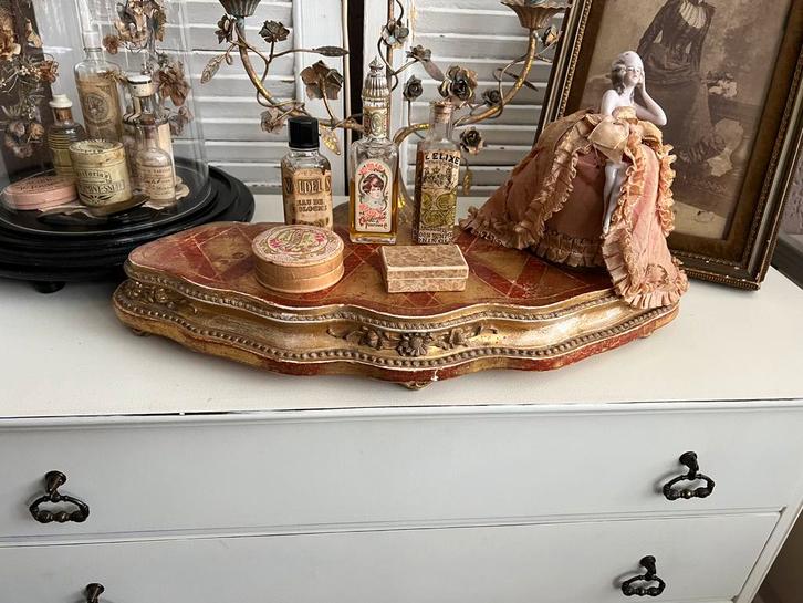 Een antiek bois dore plateau, Antiek en Kunst, Antiek | Woonaccessoires, Ophalen of Verzenden