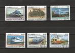 Trein postzegels Cuba 2007 4888/4893, Ophalen of Verzenden, Gestempeld, Treinen