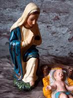 Antieke brocante kerstbeelden kerst  Jozef Maria en Jezus, Antiek en Kunst, Antiek | Religie, Ophalen of Verzenden