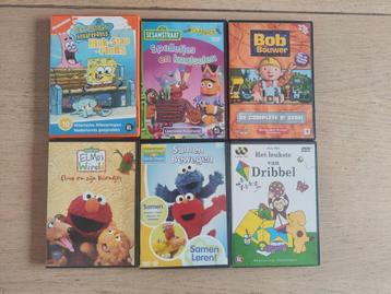 Grote collectie diverse kinderdvd's beschikbaar voor biedingen