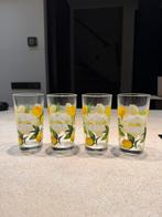 Waterglazen met citroen design, Verzamelen, Glas en Borrelglaasjes, Ophalen, Zo goed als nieuw, Overige typen
