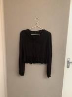 Zwarte blouse Zara maat S, Kleding | Dames, Tops, Zwart, Ophalen of Verzenden, Zo goed als nieuw, Lange mouw