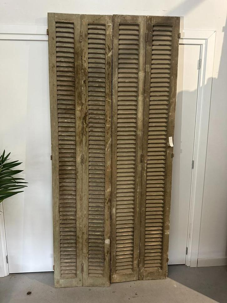 Paneeldeuren louvre deuren oude deuren, Doe-het-zelf en Verbouw, Deuren en Horren, Gebruikt, Binnendeur, 215 cm of meer, 100 tot 120 cm