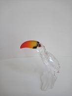 Swarovski kristal Toekan met gekleurde snavel gemerkt zwaan, Verzamelen, Swarovski, Verzenden, Zo goed als nieuw, Figuurtje