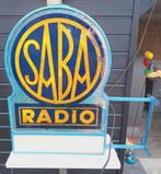 Grote Vintage Metalen Lichtbak in werkende staat, Ophalen, Gebruikt, Lichtbak of (neon) lamp